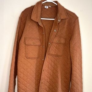 10 Tree Quilted Button Up Sweater